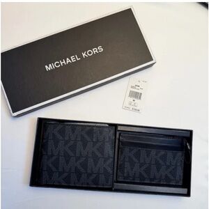 Michael Kors Black Wallet Set